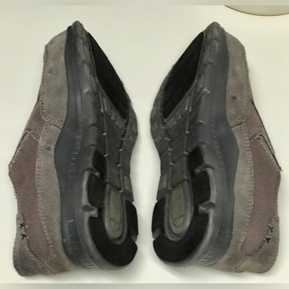 Men’s 9 Steel Toe Suede Canvas HYTEST Memory Foam Slip On Work Shoes main image 8